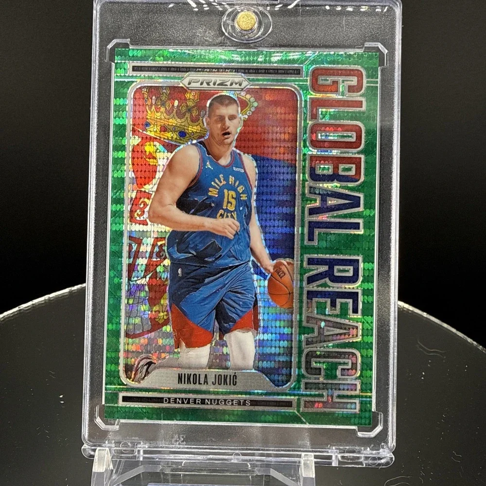 2024-25 Panini Prizm - Global Reach Nikola Jokić #2 Green Prizm /25